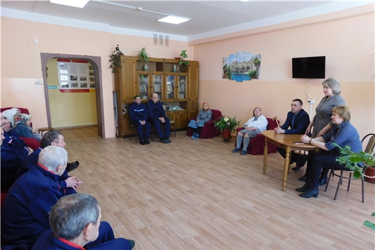 В рамках реализации проекта «Юристы – населению» состоялась встреча с ветеранами отделения стационарного обслуживания  д. Кильдюшево