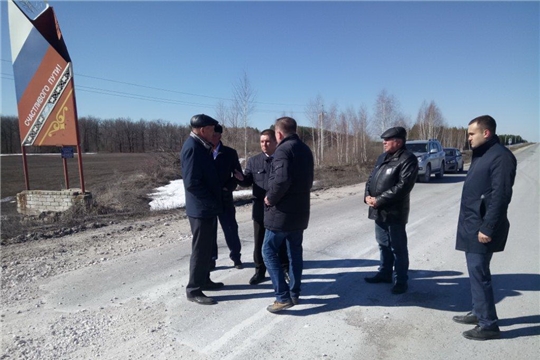 Рабочая поездка главы администрации Яльчикского района в Лащ-Таябинское сельское поселение