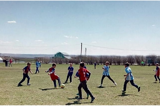 Прошел районный турнир по футболу на призы клуба "Кожаный мяч" среди игроков 2008 года рождения и младше