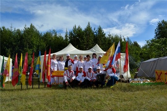 Команда Яльчикского района - на Дне главы в Батыревском районе