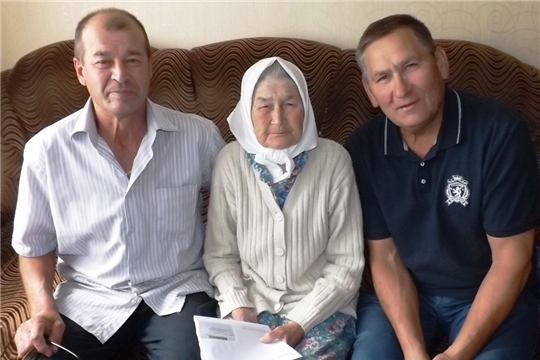 Жительница села Новые Шимкусы Ольга Федорова отметила 90-летний юбилей