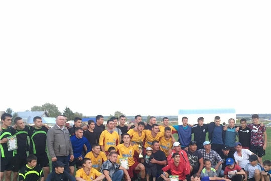 Первое место на турнире по футболу в селе Альшеево Республики Татарстани