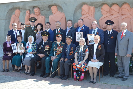 В Янтиковском районе проходят торжественные мероприятия, посвященные празднованию 74-ой годовщины Победы в Великой Отечественной войне