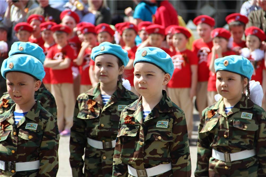 Парад дошколят «Правнуки  Победы» в Цивильском районе
