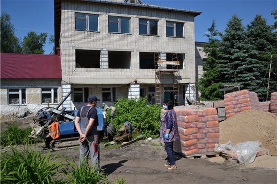 Капитальный ремонт здания МБОУ «Ахматовская СОШ»