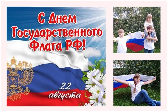 В Алатырском районе прошли акции ко Дню российского флага