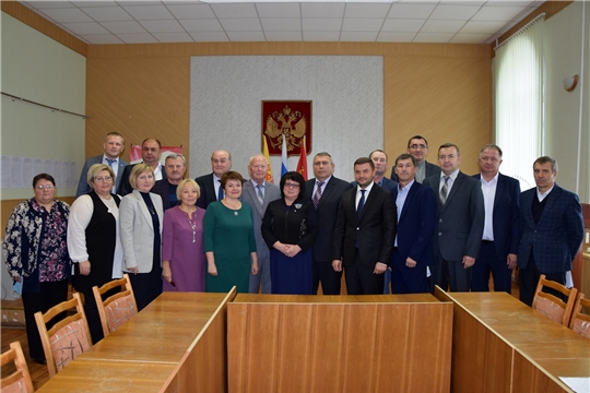 В Алатырском районе состоялось первое заседание Собрания депутатов Алатырского района VII созыва