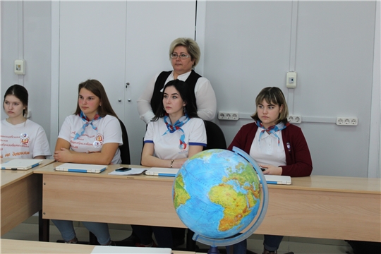 Члены Российского движения школьников Алатырского района на «Свидании с Россией 2020»