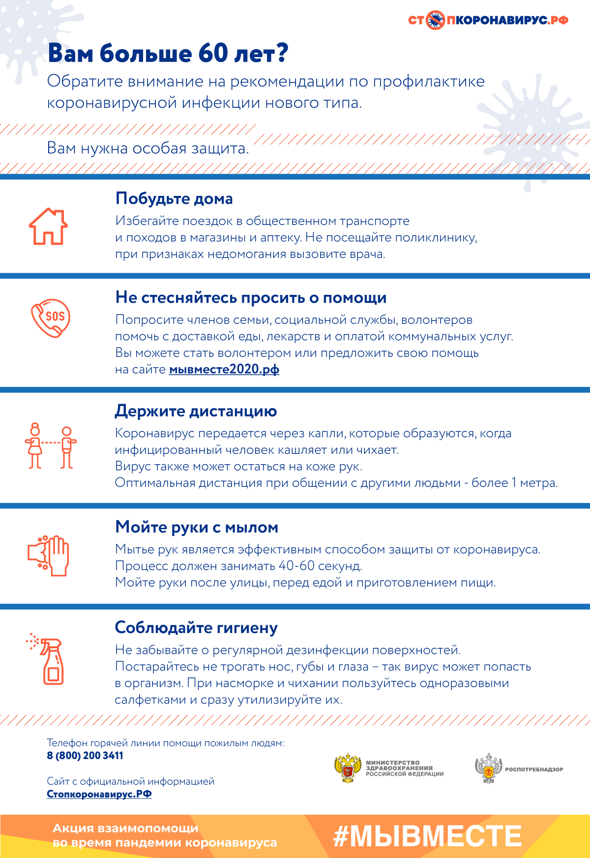 Памятка для пожилых людей по защите и профилактике от коронавируса |  Аликовский муниципальный округ Чувашской Республики