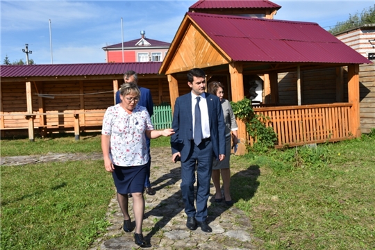 Дмитрий Краснов с рабочим визитом посетил Аликовский район