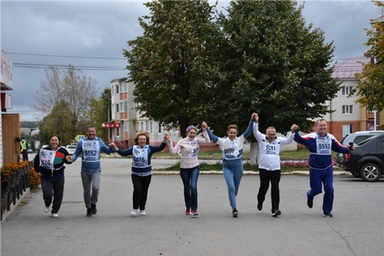 Жители Аликовского района присоединились к Всероссийскому дню бега «Кросс нации - 2020»