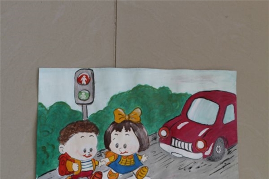 Итоги конкурса рисунков по ПДД «По дороге в школу, в детский сад»