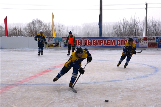 Открытие современной хоккейной коробки в с.Первомайское