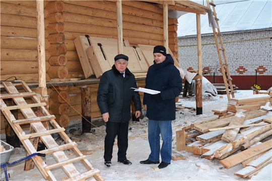 Заместитель главы администрации района проинспектировал ход реставрации Дома- музея А.Кокеля