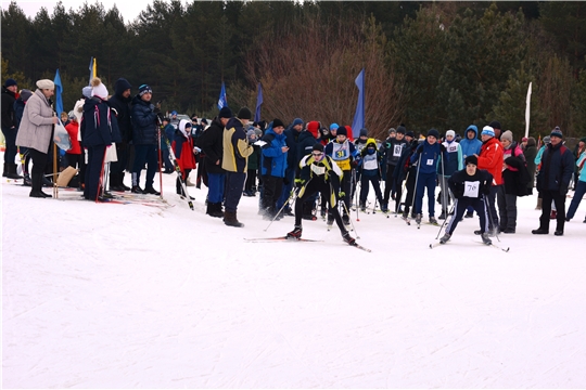Соревнование по лыжным гонкам на призы А.Ундерова в зачет спартакиады школьников Батыревского района