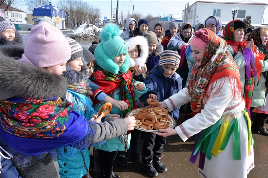 В Батыревском районе проведены проводы зимы