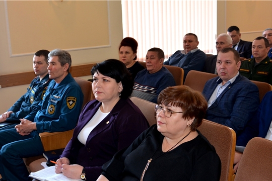 Заседание комиссии по предупреждению и ликвидации чрезвычайных ситуаций и обеспечению пожарной безопасности Батыревского района