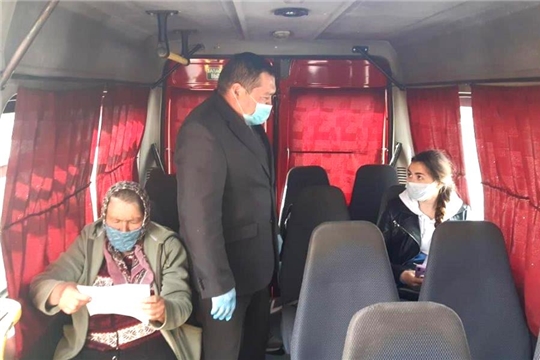 Проверка соблюдения санитарно-эпидемиологических требований на пассажирских автобусах