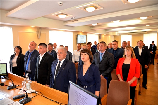 Первое заседание Собрания депутатов Батыревского района VII созыва