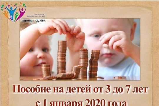 Более 73 млн рублей направлено на выплату  детских пособий от 3 до 7 лет