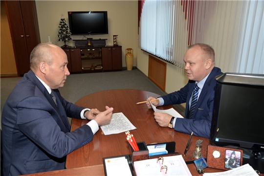 Рабочая встреча с руководителем ГУП «Фармация» Минздрава Чувашии