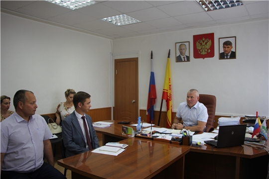 Рабочая встреча главы администрации Чебоксарского района.