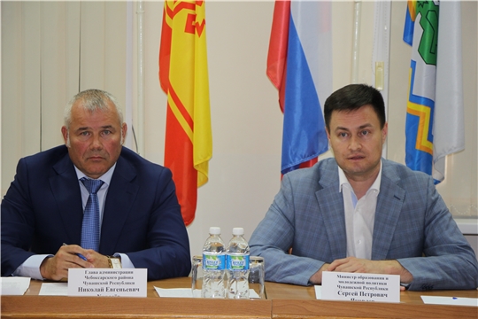 Рабочий визит министра образования и молодежной политики ЧР Сергея Яковлева
