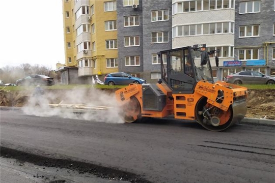 В рамках национального проекта «Жилье и городская среда» в столице республики строятся автомобильные дороги