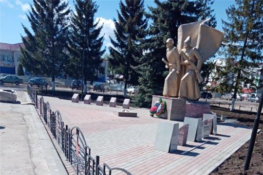 Красночетайский район в рамках подготовки к празднованию Дня Республики благоустраивает общественные территории