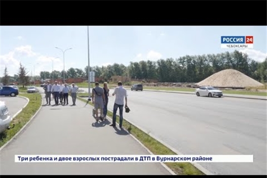 В Чебоксарах новую автодорогу в микрорайоне 'Университетский-2' откроют к осени