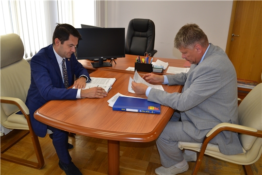 Дмитрий Краснов встретился с вице-премьером Пензенской области Дмитрием Семеновым