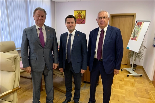 Дмитрий Краснов встретился с председателями Центросоюза и Чувашпотребсоюза