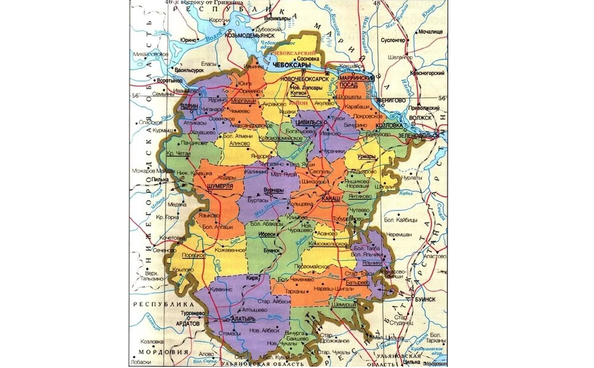 Гугл карта чувашия