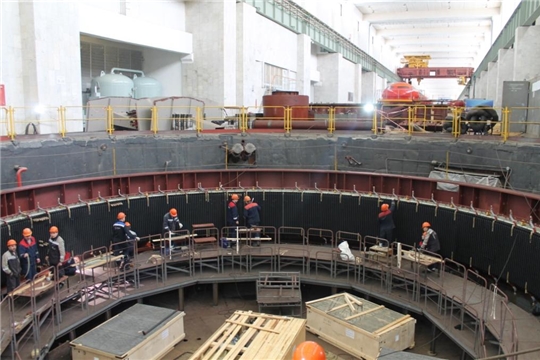 РусГидро модернизировало половину гидрогенераторов Чебоксарской ГЭС
