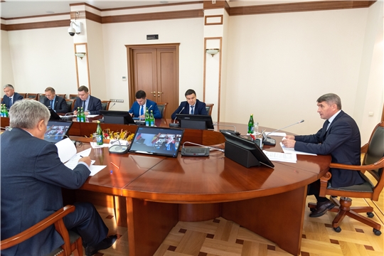 В Доме Правительства обсудили ход исполнения национальных проектов на территории Чувашской Республики