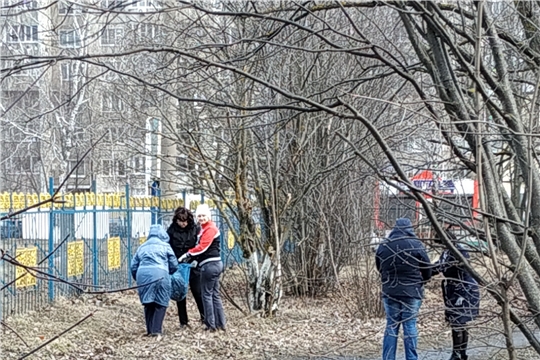 Первый субботник в Алатыре в этом году