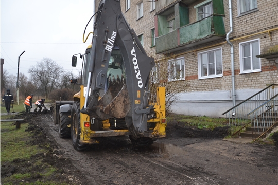 Благоустройство дворовой территории в микрорайоне Западный