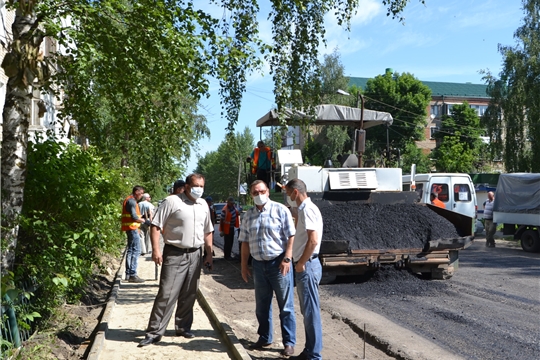 Очередной объезд города главы администрации города Алатыря В.И. Степанова