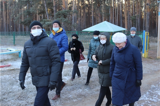 Рабочий визит министра физической культуры и спорта Чувашии В.В. Петрова в Алатырь