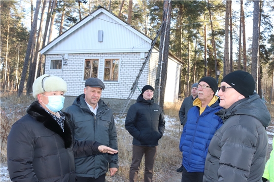 С рабочим визитом в Алатыре побывал министр физической культуры и спорта Чувашии В.В. Петров