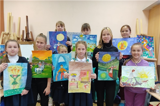 В Чебоксарской детской школе искусств № 4 развернулась онлайн – выставка художественного отделения