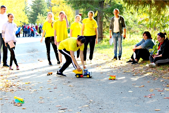 Представители совета трудовой молодежи детских садов города Чебоксары приняли участие в осеннем спортивном фестивале