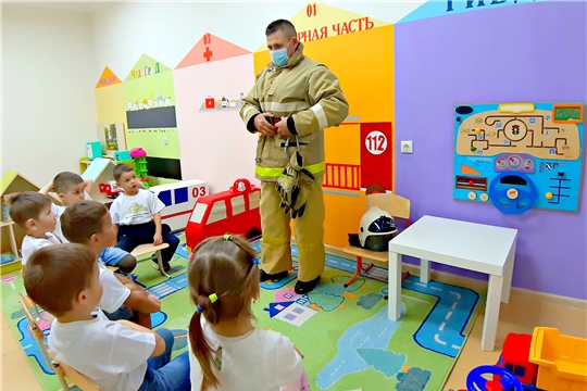 В детских садах города Чебоксары создаются условия для формирования культуры безопасного поведения у дошкольников