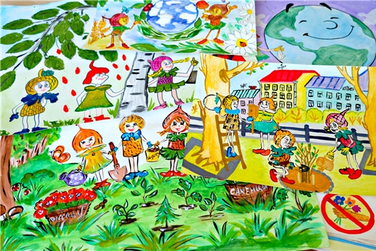 Собрано около 100 работ воспитанников детских садов столицы для Всероссийского конкурса «Эколята - друзья и защитники природы»