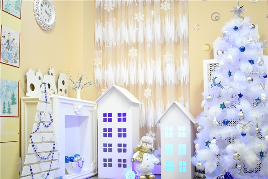 В дошкольных учреждениях города Чебоксары стартовал конкурс «Снежные узоры»