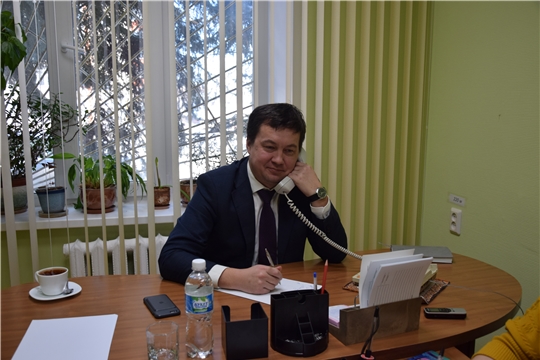 Глава администрации Московского района г. Чебоксары Андрей Петров провел «Прямую линию»