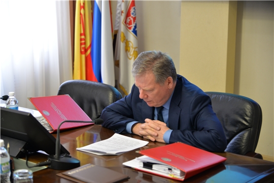Члены Президиума Чебоксарского городского Собрания депутатов обсудили повестку дня очередного заседания