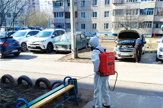 Проверена работа управляющих организаций по дезинфекции мест общего пользования в многоквартирных домах г.Чебоксары
