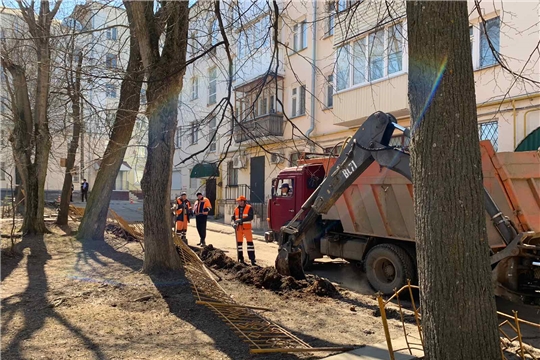 В столице начались работы в рамках программы капитального ремонта дворовых территорий