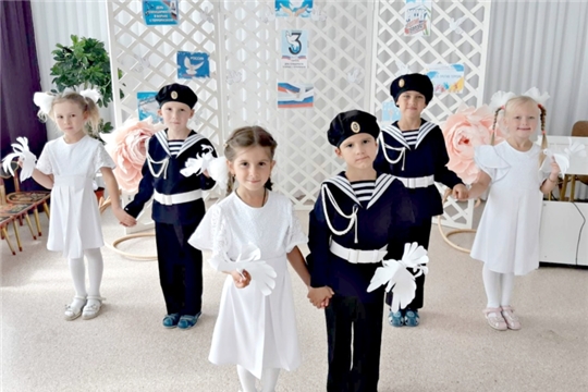 Воспитанники детских садов Чебоксар присоединились к Всероссийской акции «Вместе против террора»